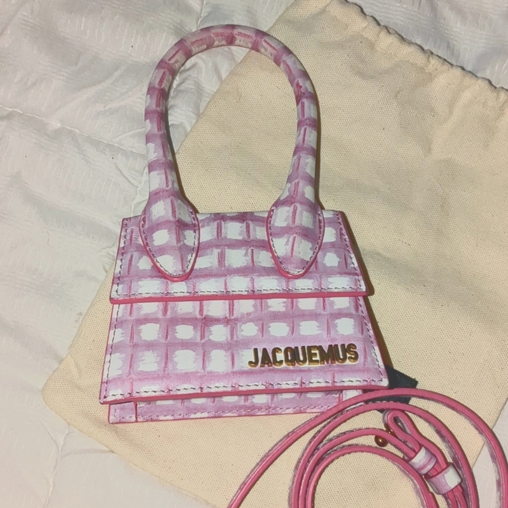 COPY - Jacquemus Le Chiquito Mini Bag 'Print Pink Checked'